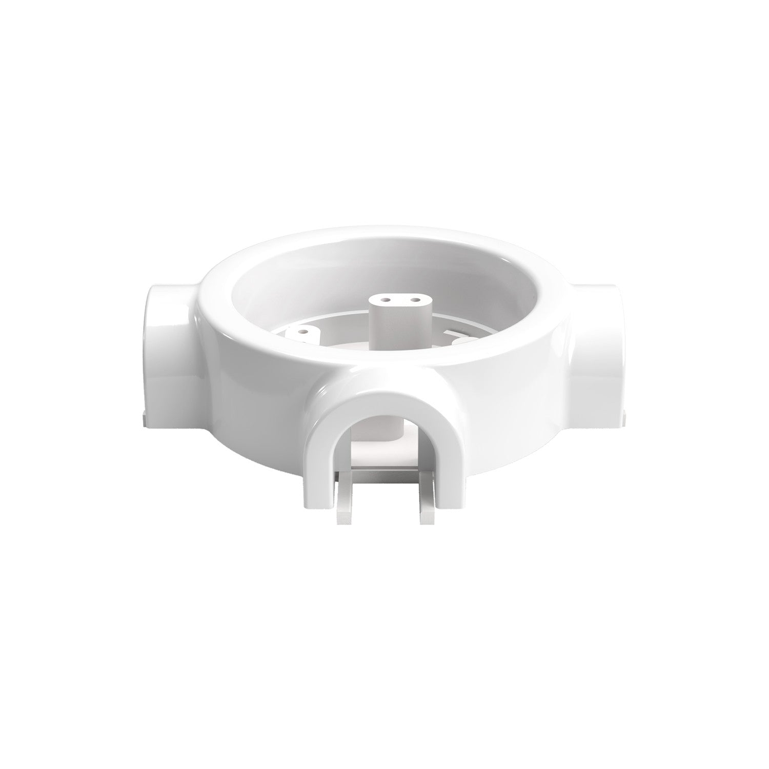 Porcelánová základna pro elektrickou zásuvku a spínač, kompatibilní s Creative-Tubes, průměr 20 mm