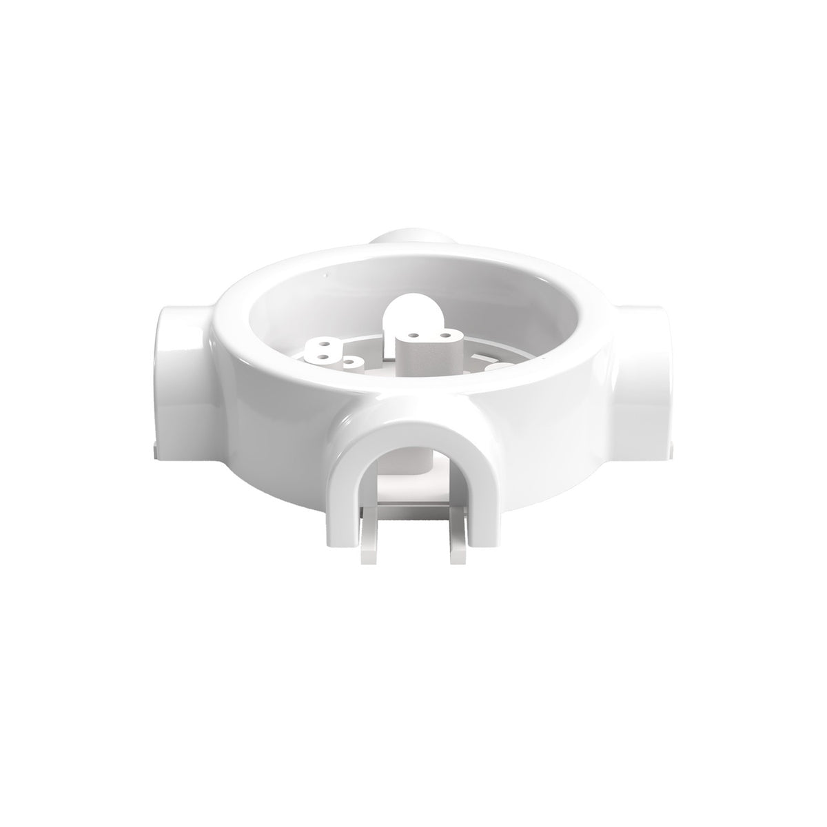 Porcelánová základna pro elektrickou zásuvku a spínač, kompatibilní s Creative-Tubes, průměr 20 mm