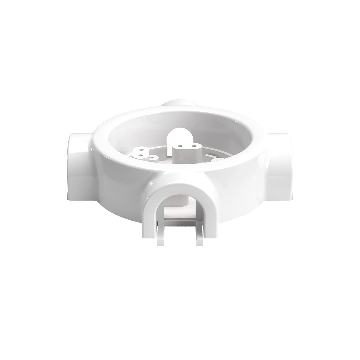 Porcelánová základna pro elektrickou zásuvku a spínač, kompatibilní s Creative-Tubes, průměr 20 mm
