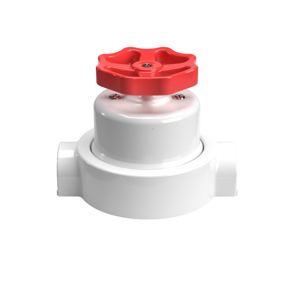 Bílý porcelánový vypínač s knoflíkem 10AX250V, Ø 66,5 mm