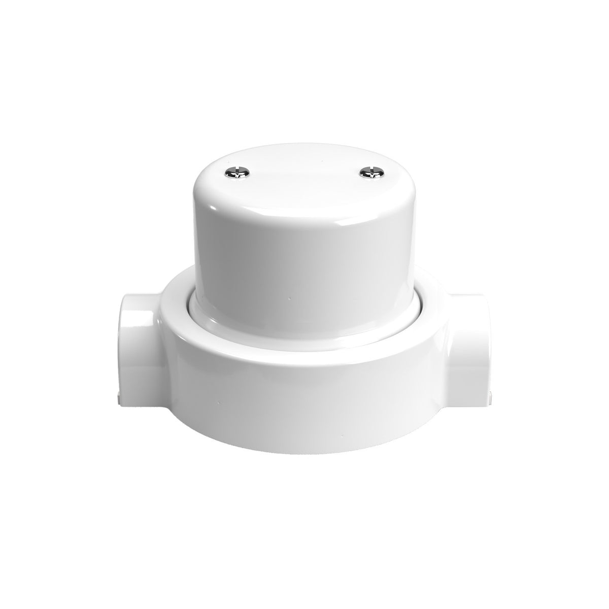 Porcelánová sada rozvodné skříňky Ø 66,5 mm a základny s 1-3 zásuvkami Creative-Tubes
