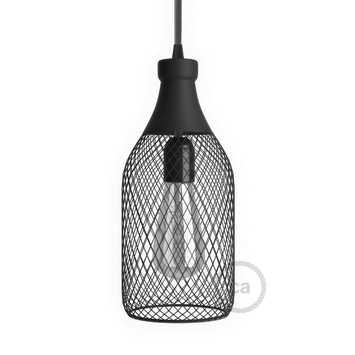 Kovový stínidlový rám Jéroboam, lakovaný kov, šířka 130 mm, výška 320 mm