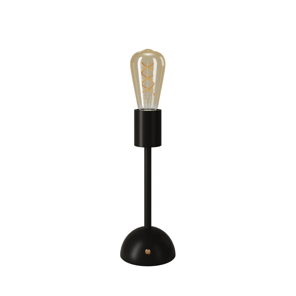 Přenosná dobíjecí lampa Cabless02 se zlatou LED žárovkou, 12 hodin výdrže, 3350 mAh