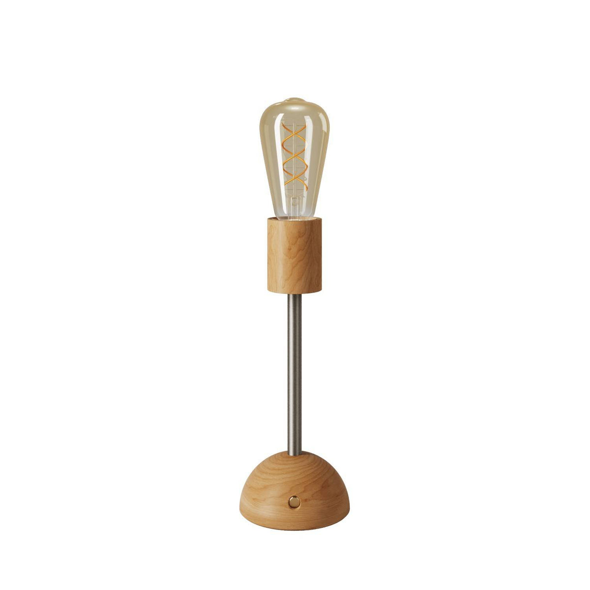 Přenosná dobíjecí lampa Cabless02 se zlatou LED žárovkou, 12 hodin výdrže, 3350 mAh