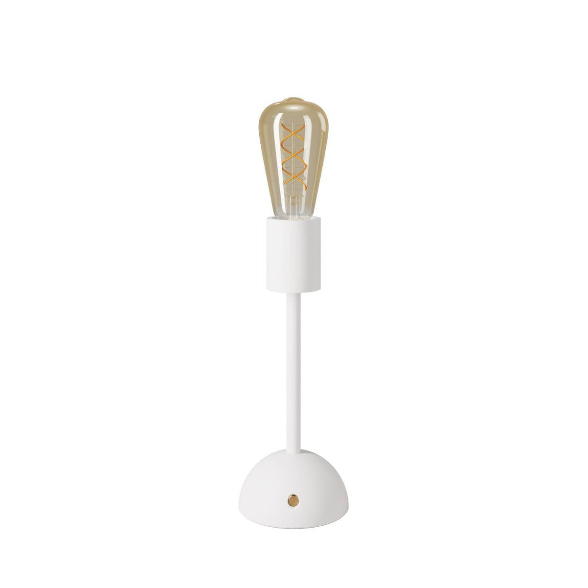 Přenosná dobíjecí lampa Cabless02 se zlatou LED žárovkou, 12 hodin výdrže, 3350 mAh