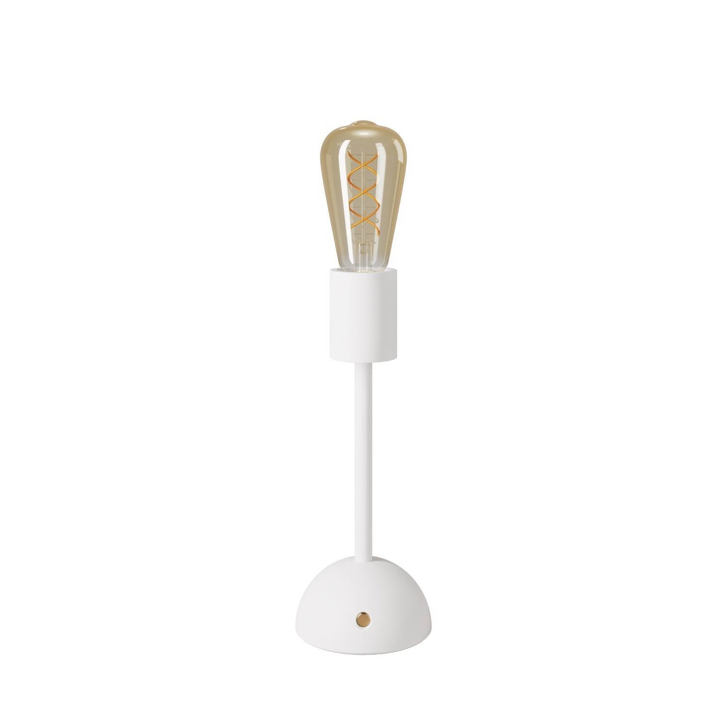 Přenosná dobíjecí lampa Cabless02 se zlatou LED žárovkou, 12 hodin výdrže, 3350 mAh