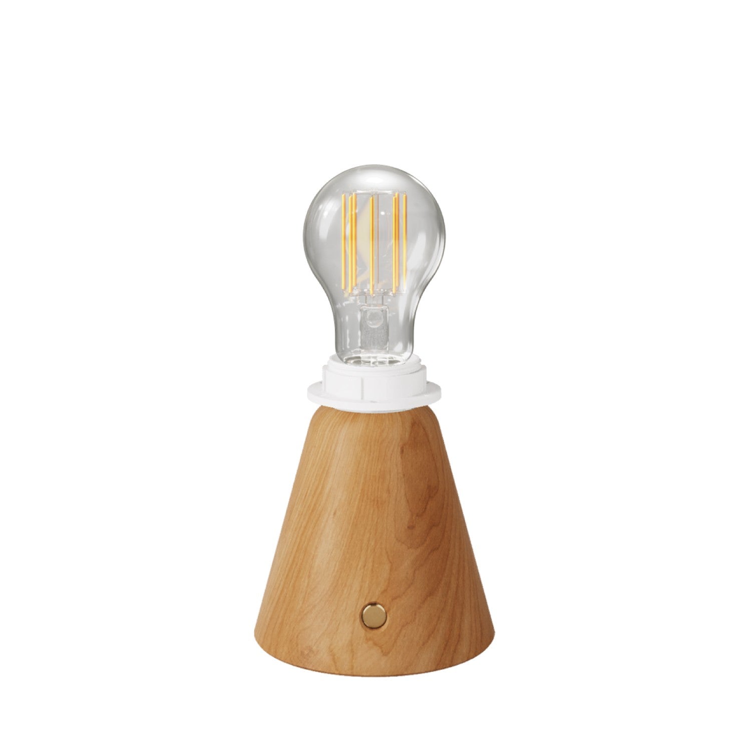 Přenosná dobíjecí lampa Cabless11 s LED žárovkou E27, 12h výdrž, Ø 100 mm