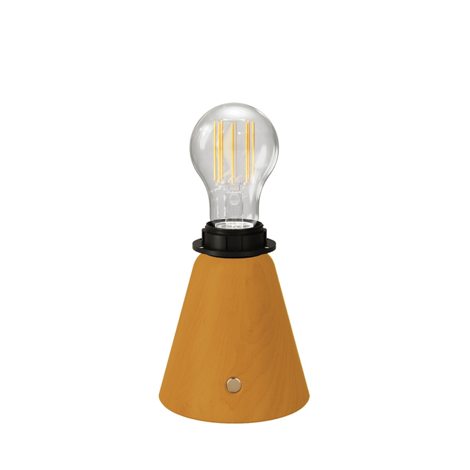 Přenosná dobíjecí lampa Cabless11 s LED žárovkou E27, 12h výdrž, Ø 100 mm