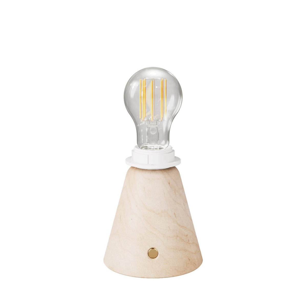 Přenosná dobíjecí lampa Cabless11 s LED žárovkou E27, 12h výdrž, Ø 100 mm