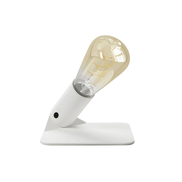 Stolní lampa SI! 5V s kovovým podstavcem a žárovkou ST64, 80Lm, 2500K