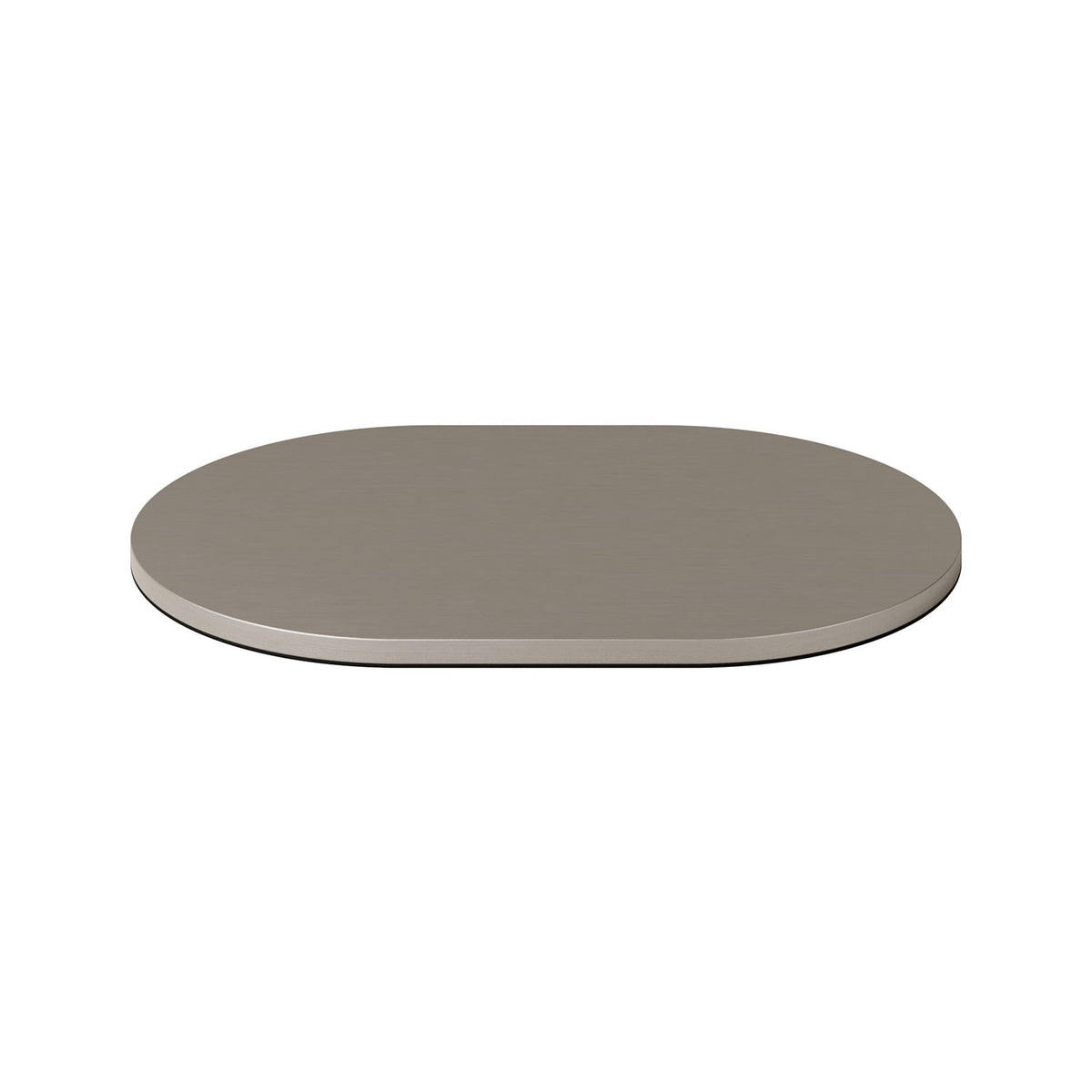 Oválný kovový podstavec pro stolní lampu MAG-Y, 130x90 mm, odolný proti poškrábání
