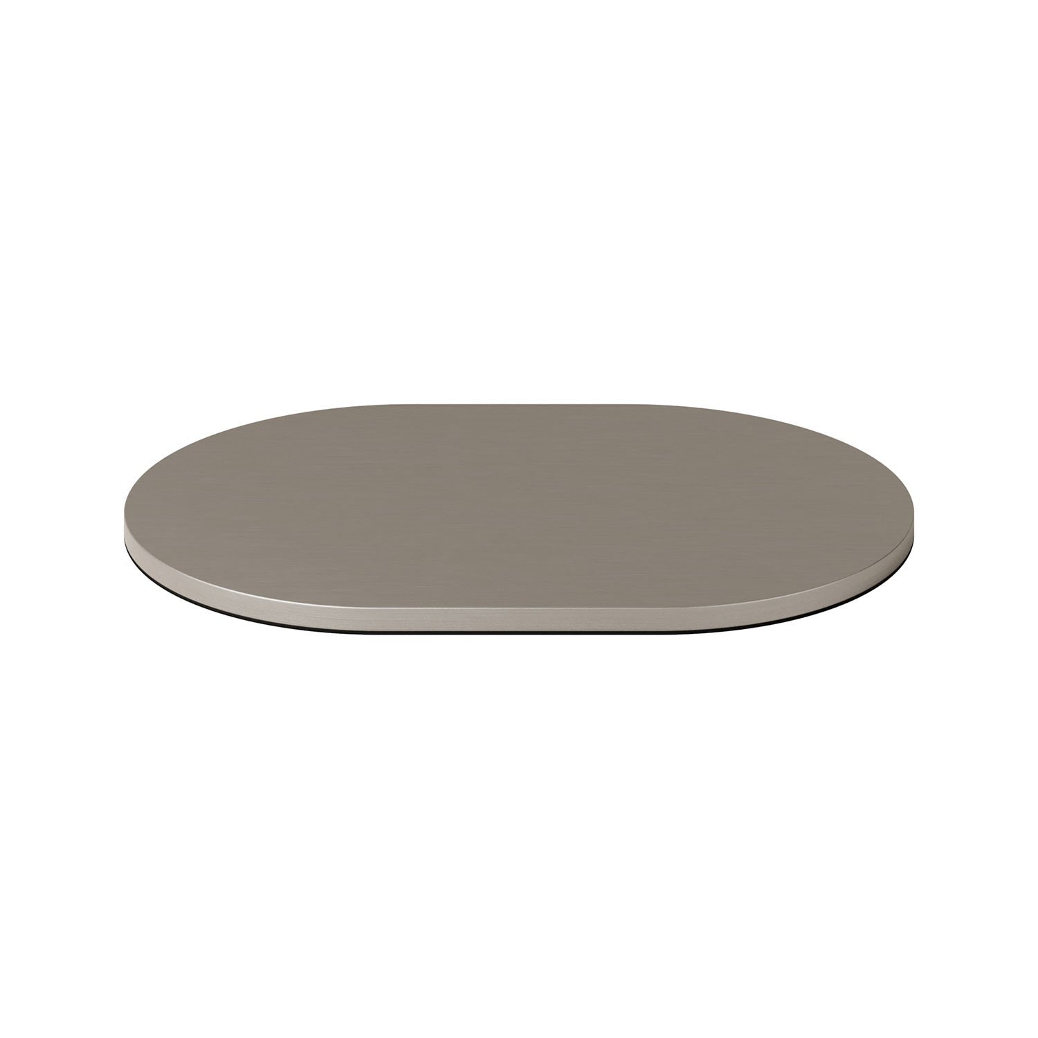 Oválný kovový podstavec pro stolní lampu MAG-Y, 130x90 mm, odolný proti poškrábání
