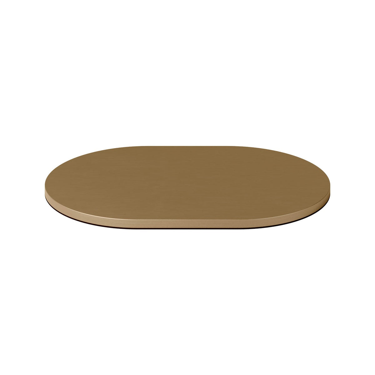 Oválný kovový podstavec pro stolní lampu MAG-Y, 130x90 mm, odolný proti poškrábání