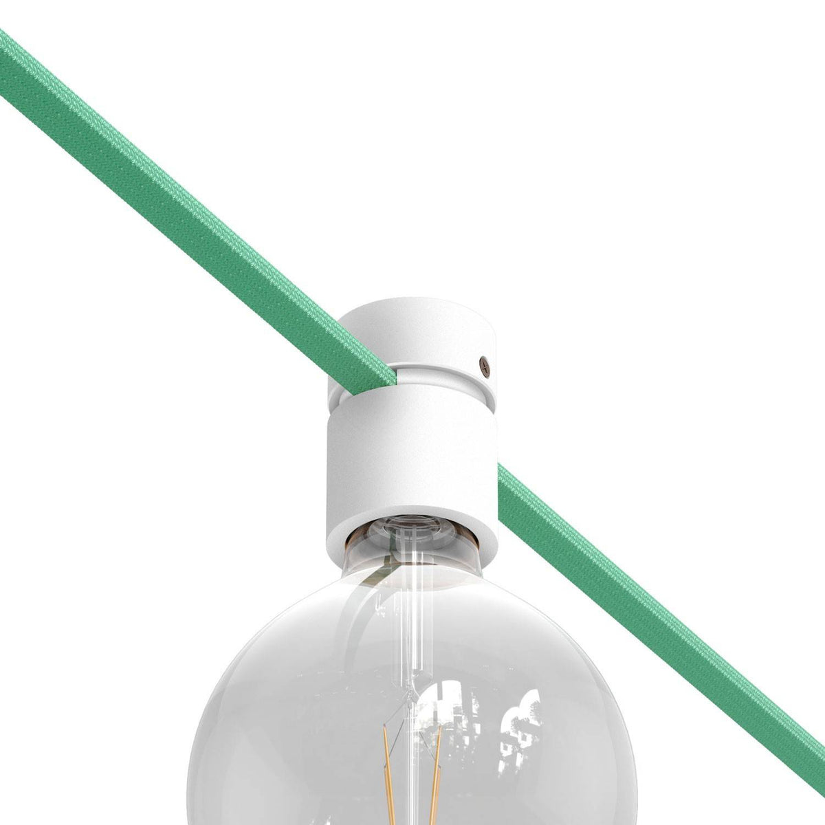 Dřevěná objímka E27 s příslušenstvím, IP44, výška 70 mm, průměr 50 mm