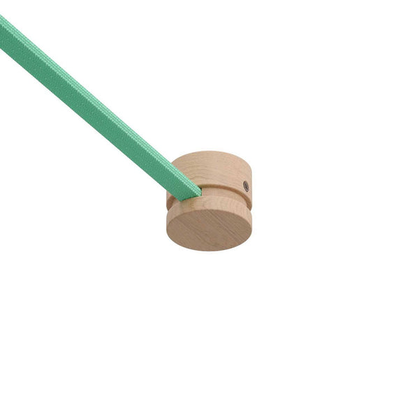 Dřevěná koncová kabelová svorka 40 mm, průměr 50 mm pro světelné řetězy