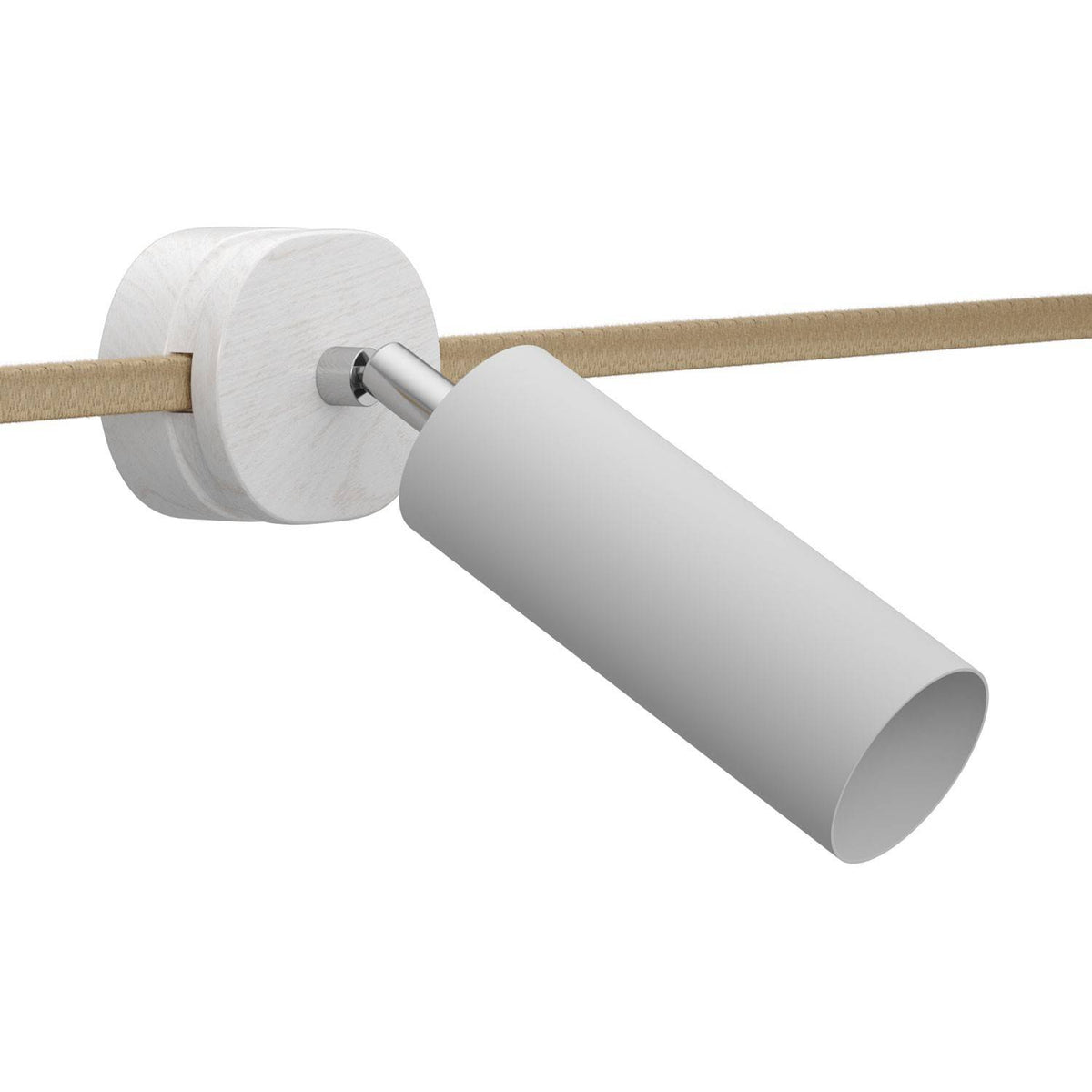 Fermaluce Filè - nastavitelné bodové svítidlo s kovovým stínidlem Tub-E14, průměr 60mm, max 10W