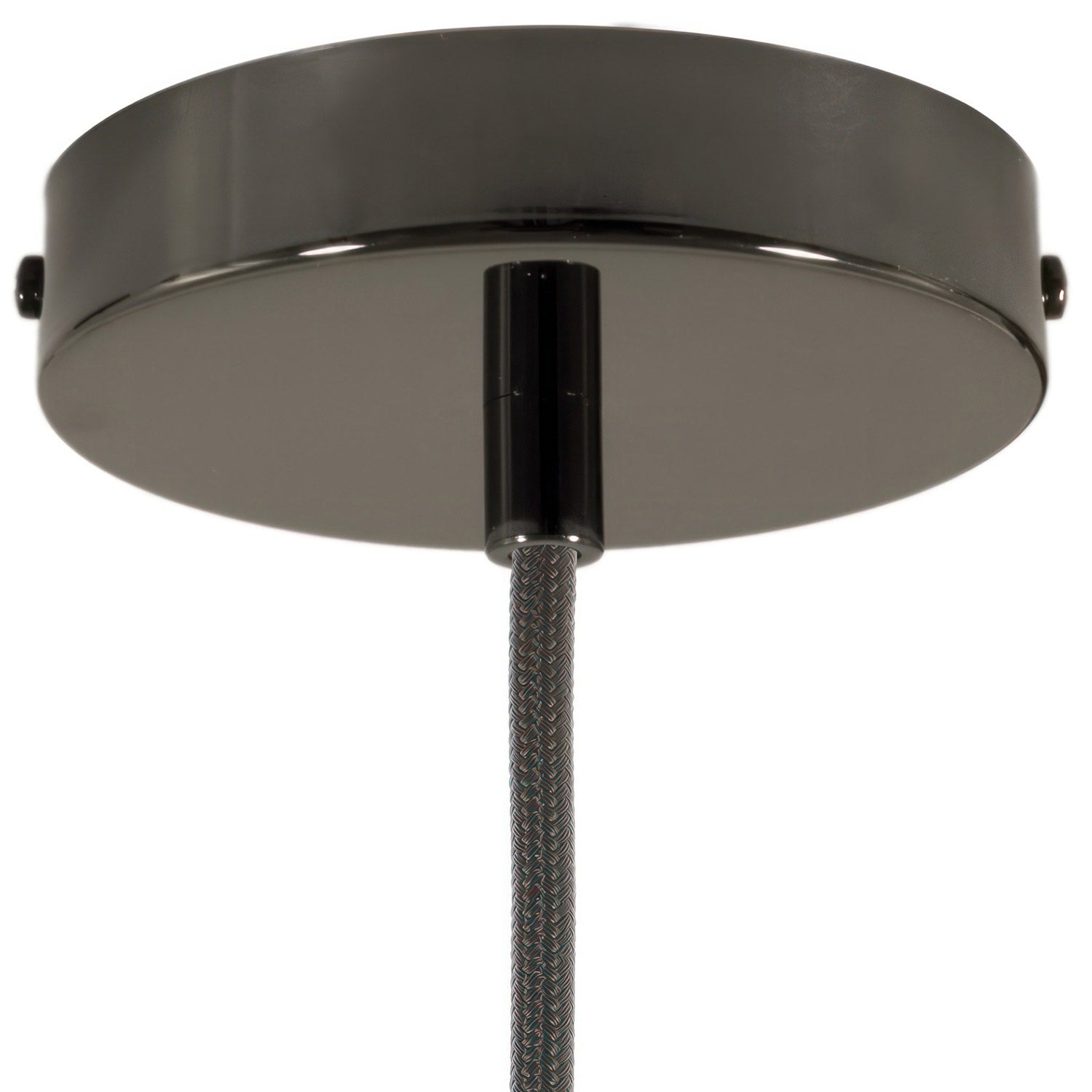 Válcový kovový stropní baldachýn 120 mm s 1 otvorem