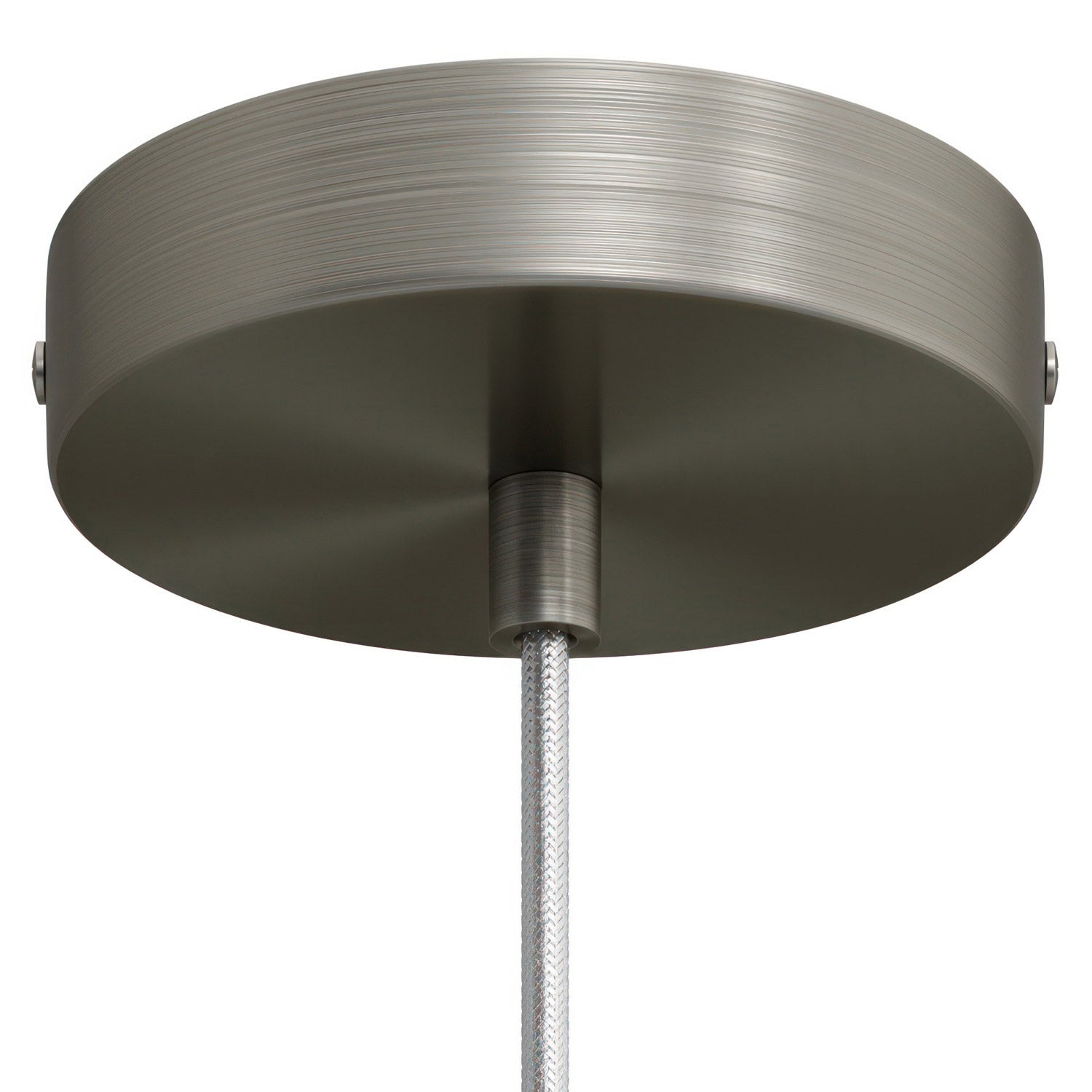 Válcový kovový stropní baldachýn 120 mm s 1 otvorem