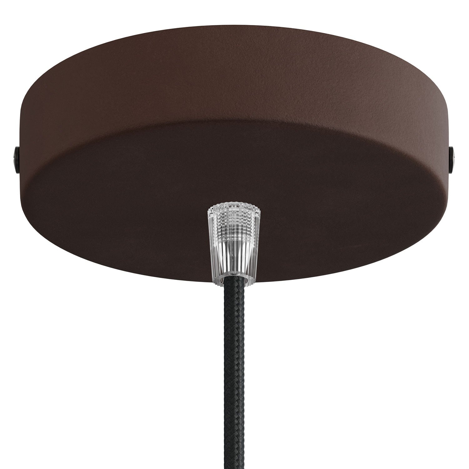 Válcový kovový stropní baldachýn 120 mm s 1 otvorem