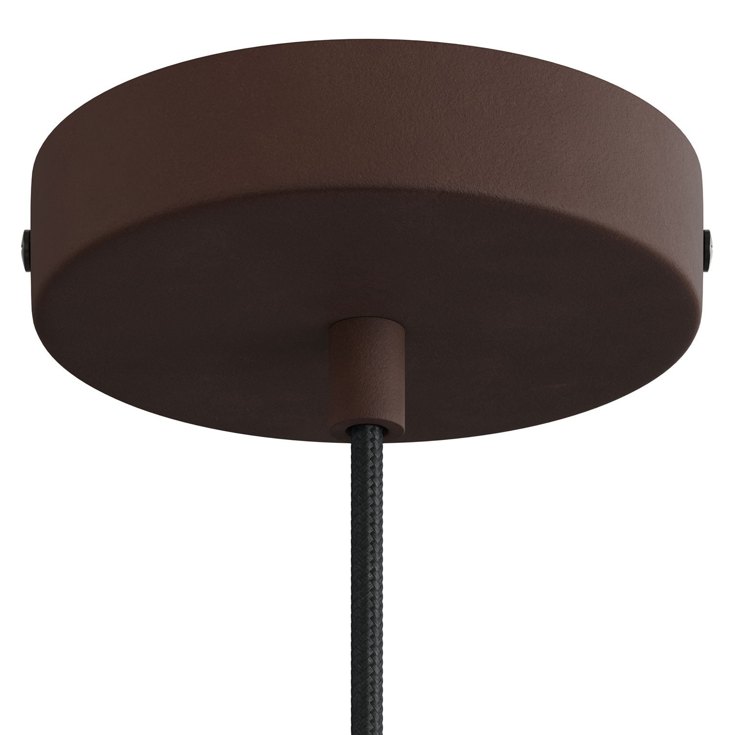 Válcový kovový stropní baldachýn 120 mm s 1 otvorem