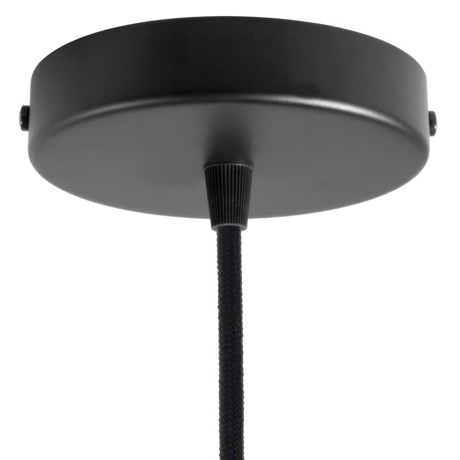 Válcový kovový stropní baldachýn 120 mm s 1 otvorem
