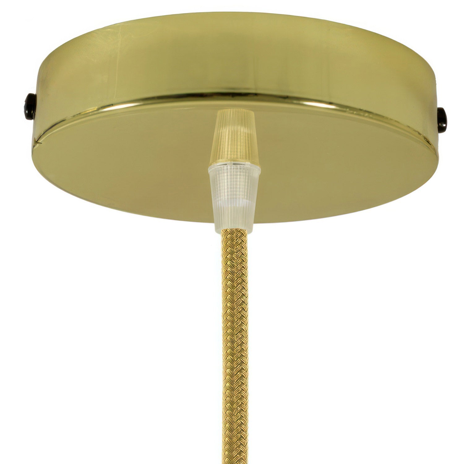 Válcový kovový stropní baldachýn 120 mm s 1 otvorem