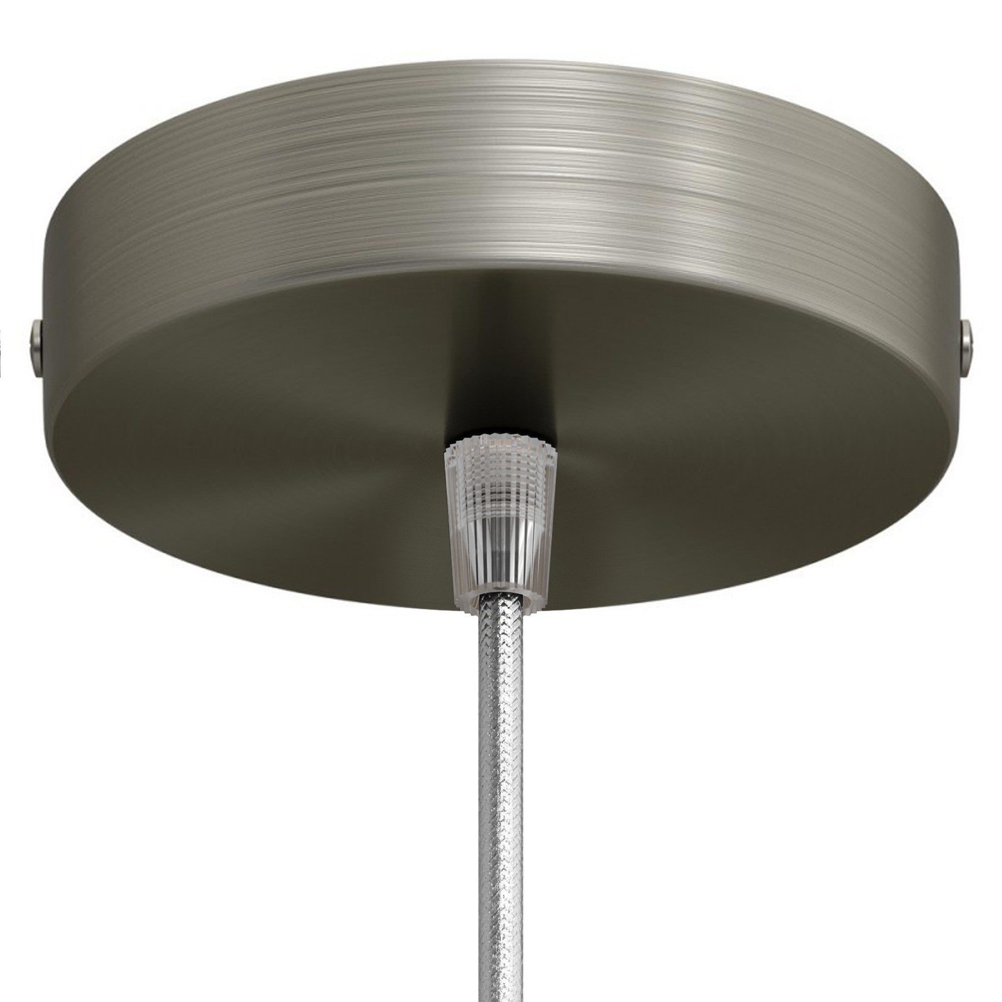 Válcový kovový stropní baldachýn 120 mm s 1 otvorem