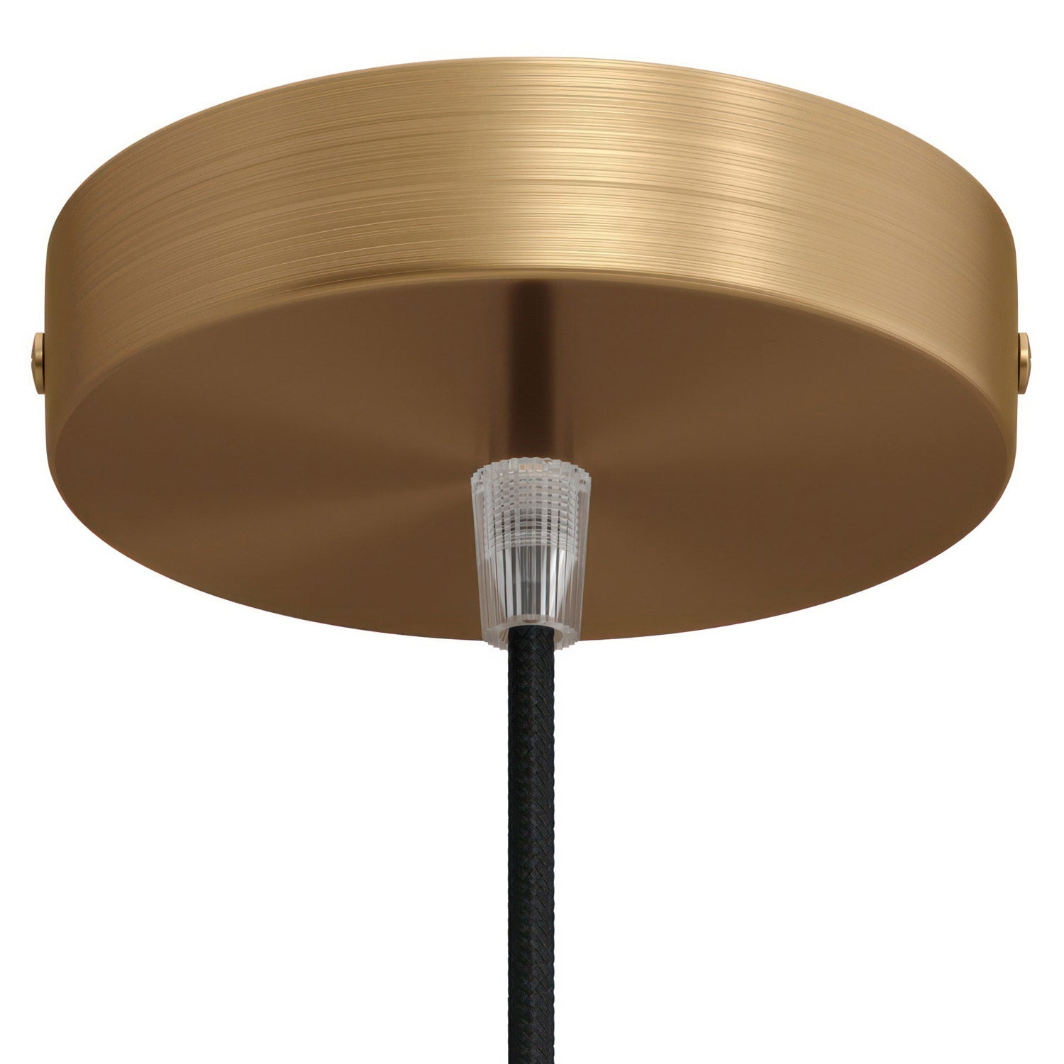Válcový kovový stropní baldachýn 120 mm s 1 otvorem