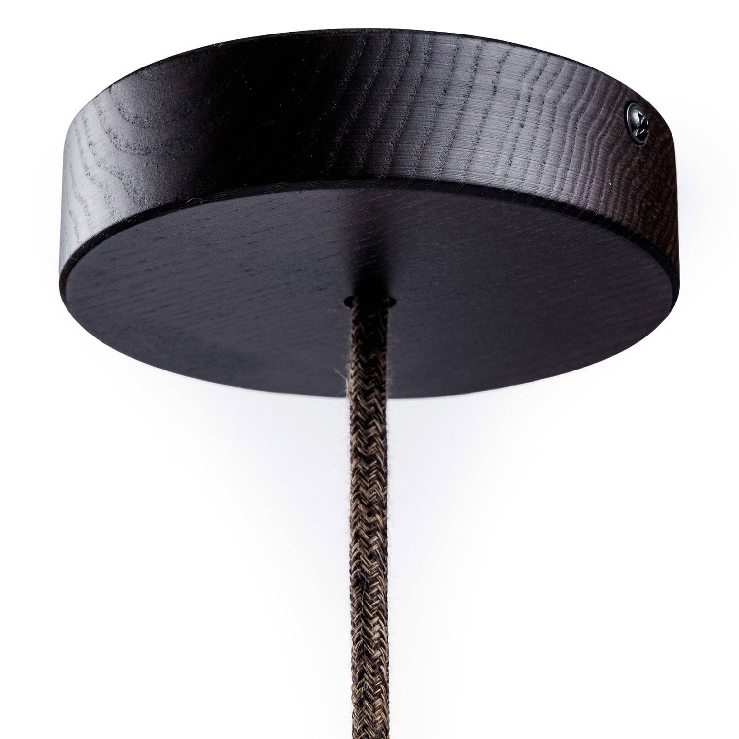 Dřevěný stropní baldachýn Ø 120 mm, výška 32 mm, italská výroba