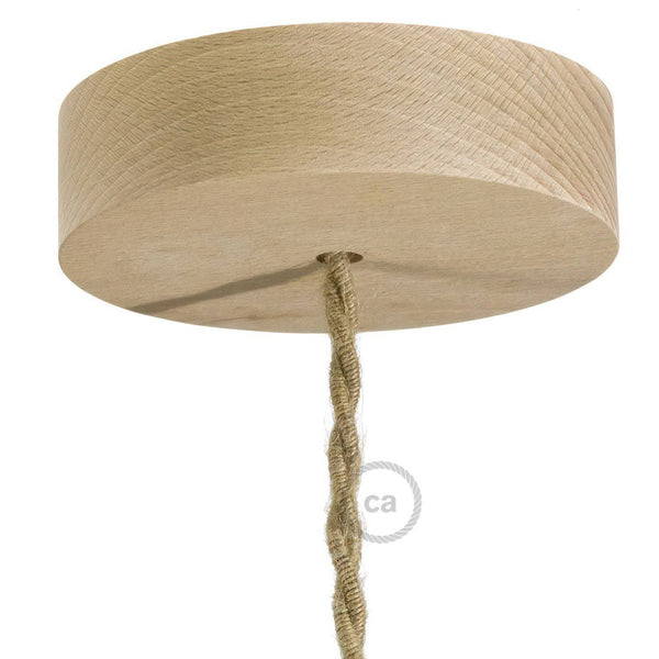 Dřevěný stropní baldachýn Ø 120 mm, výška 32 mm, italská výroba