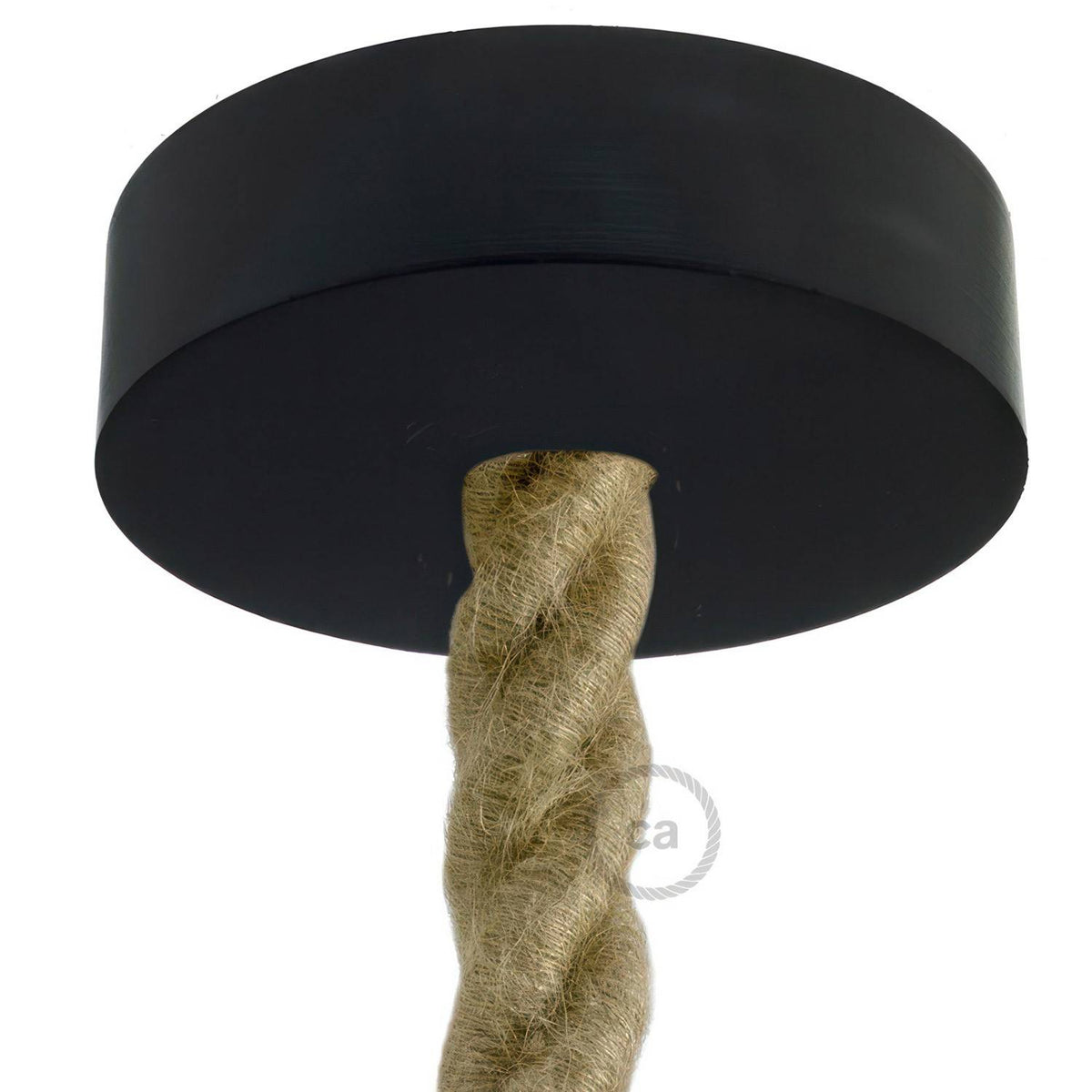 Dřevěný stropní baldachýn Ø 120 mm pro 2XL lanový kabel