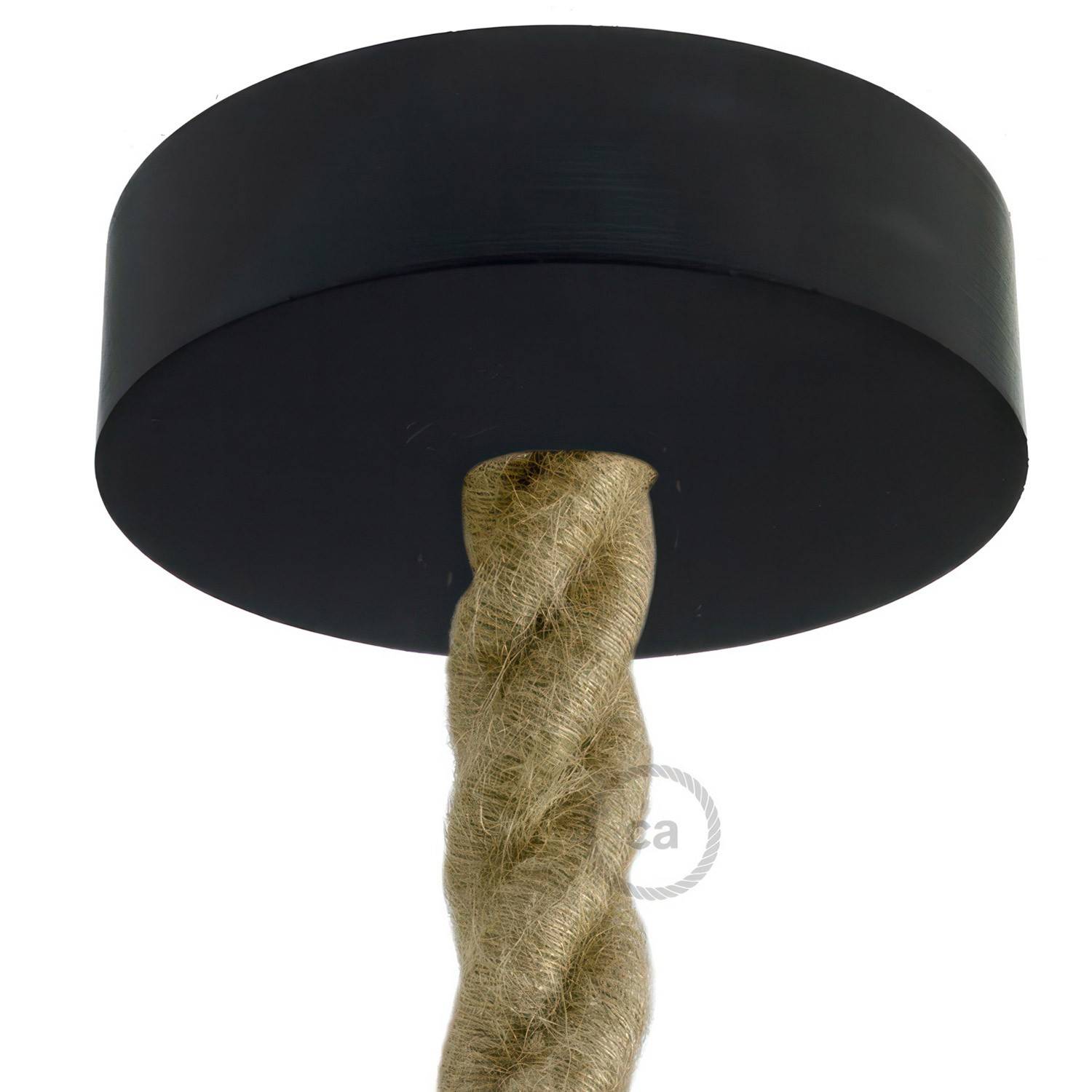 Dřevěný stropní baldachýn Ø 120 mm pro 2XL lanový kabel