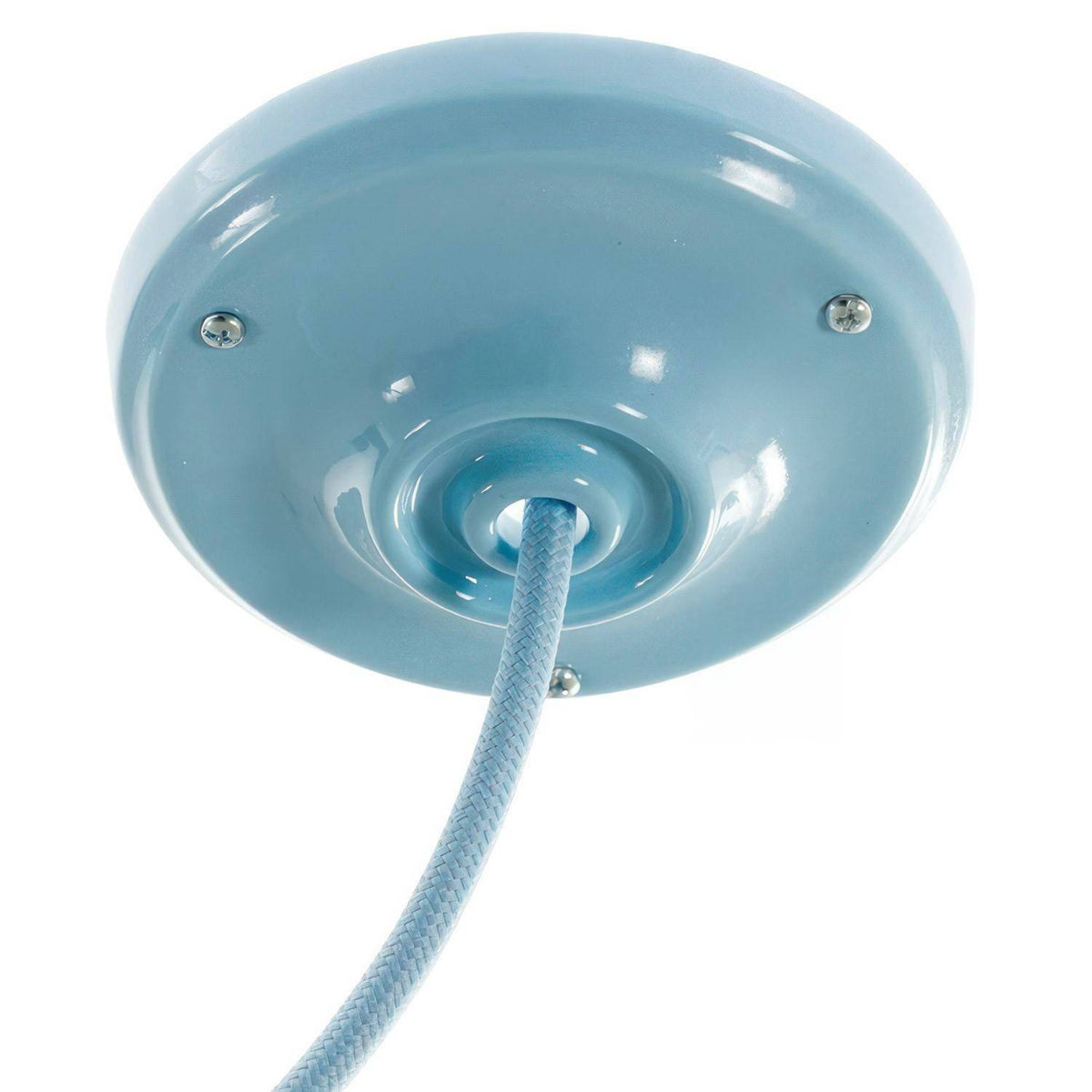 Porcelánový stropní baldachýn průměr 105 mm s montážní sadou
