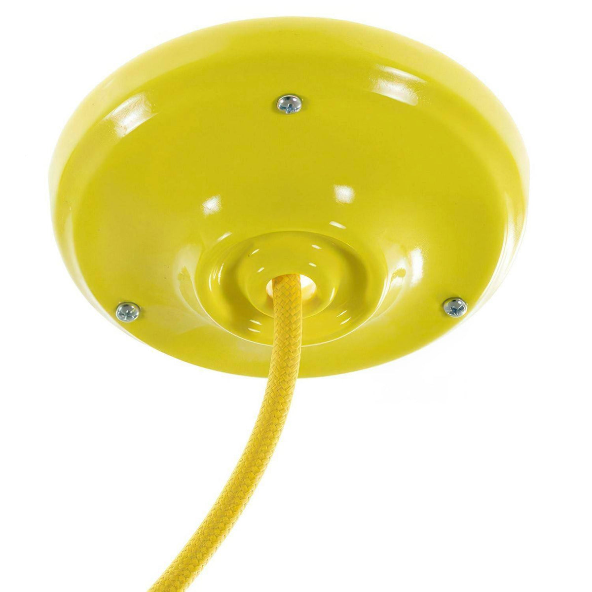 Porcelánový stropní baldachýn průměr 105 mm s montážní sadou