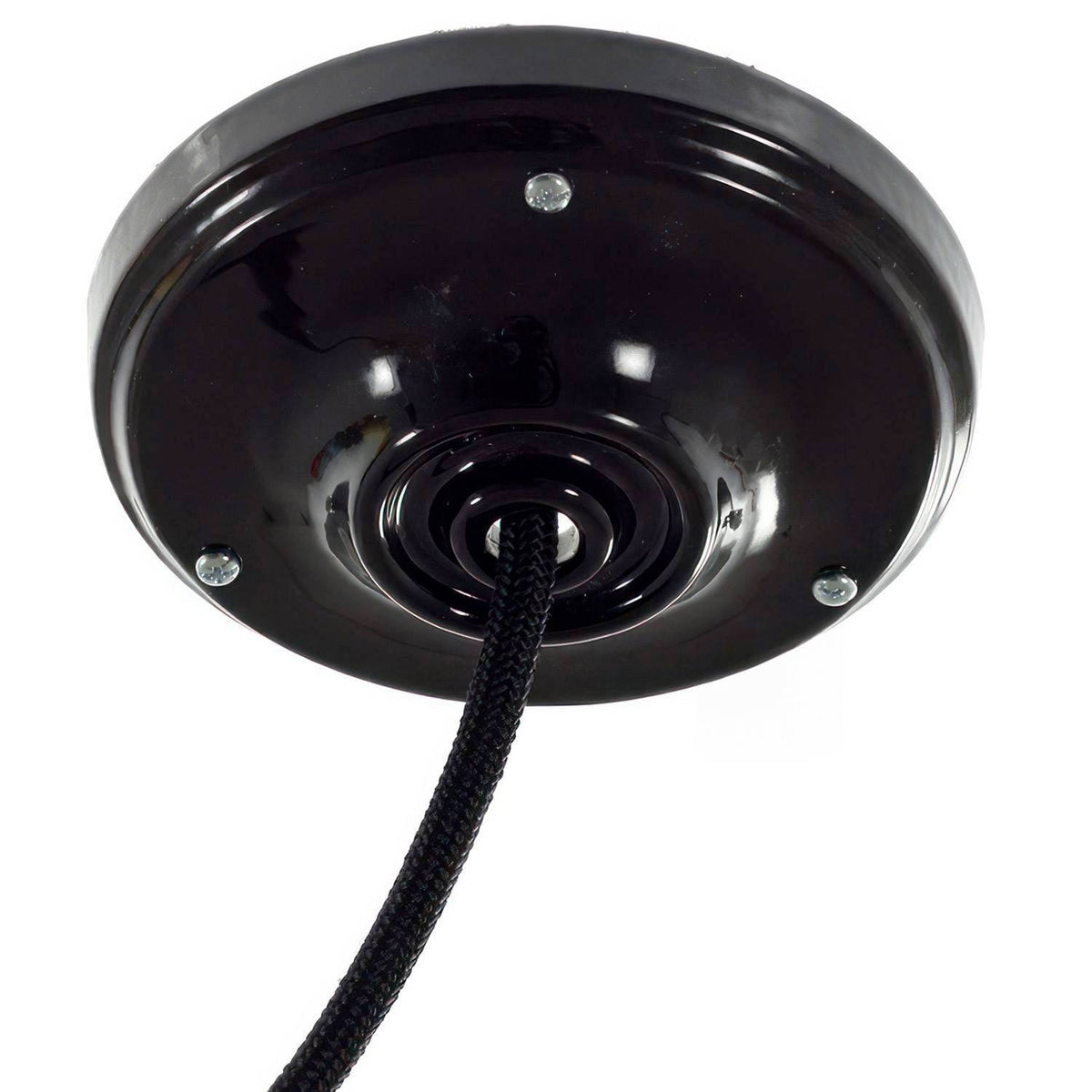 Porcelánový stropní baldachýn průměr 105 mm s montážní sadou