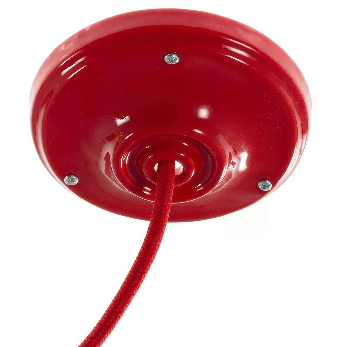 Porcelánový stropní baldachýn průměr 105 mm s montážní sadou