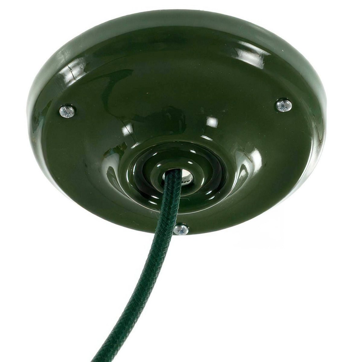 Porcelánový stropní baldachýn průměr 105 mm s montážní sadou