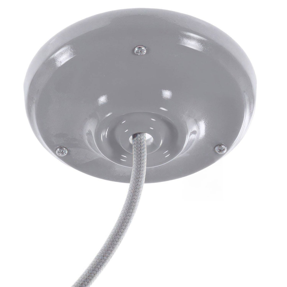 Porcelánový stropní baldachýn průměr 105 mm s montážní sadou