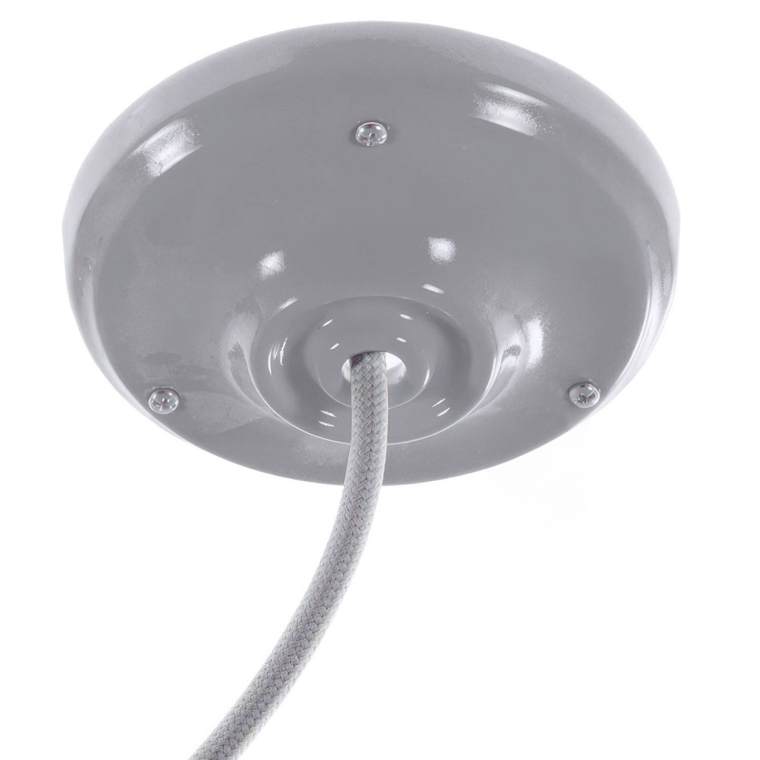 Porcelánový stropní baldachýn průměr 105 mm s montážní sadou