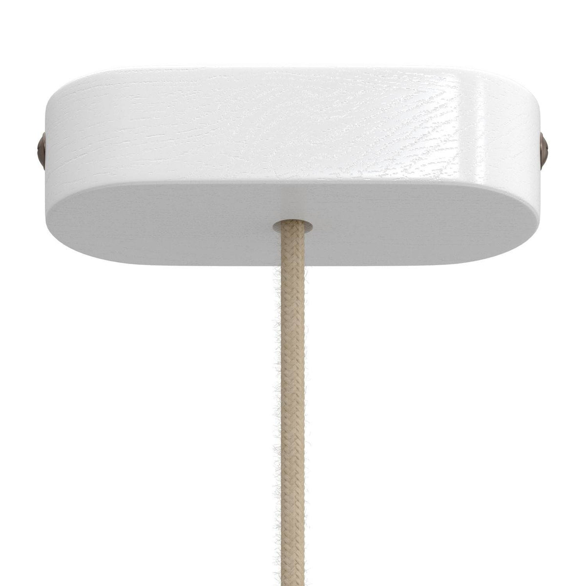Oválný dřevěný stropní baldachýn 120x51 mm v sadě