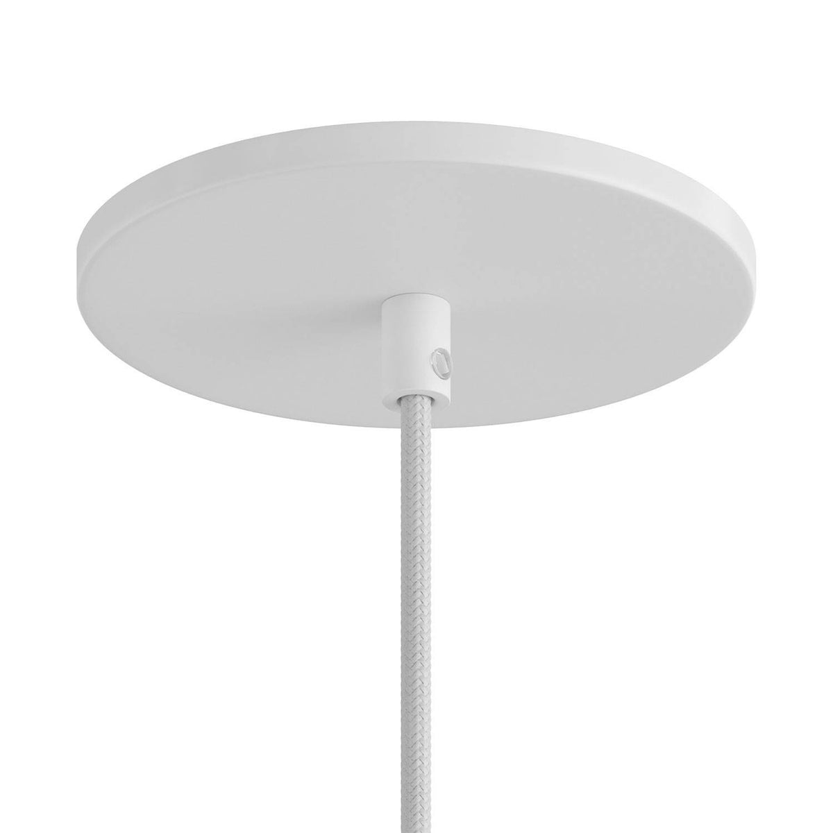 Zapuštěný stropní baldachýn 126 mm, kovový