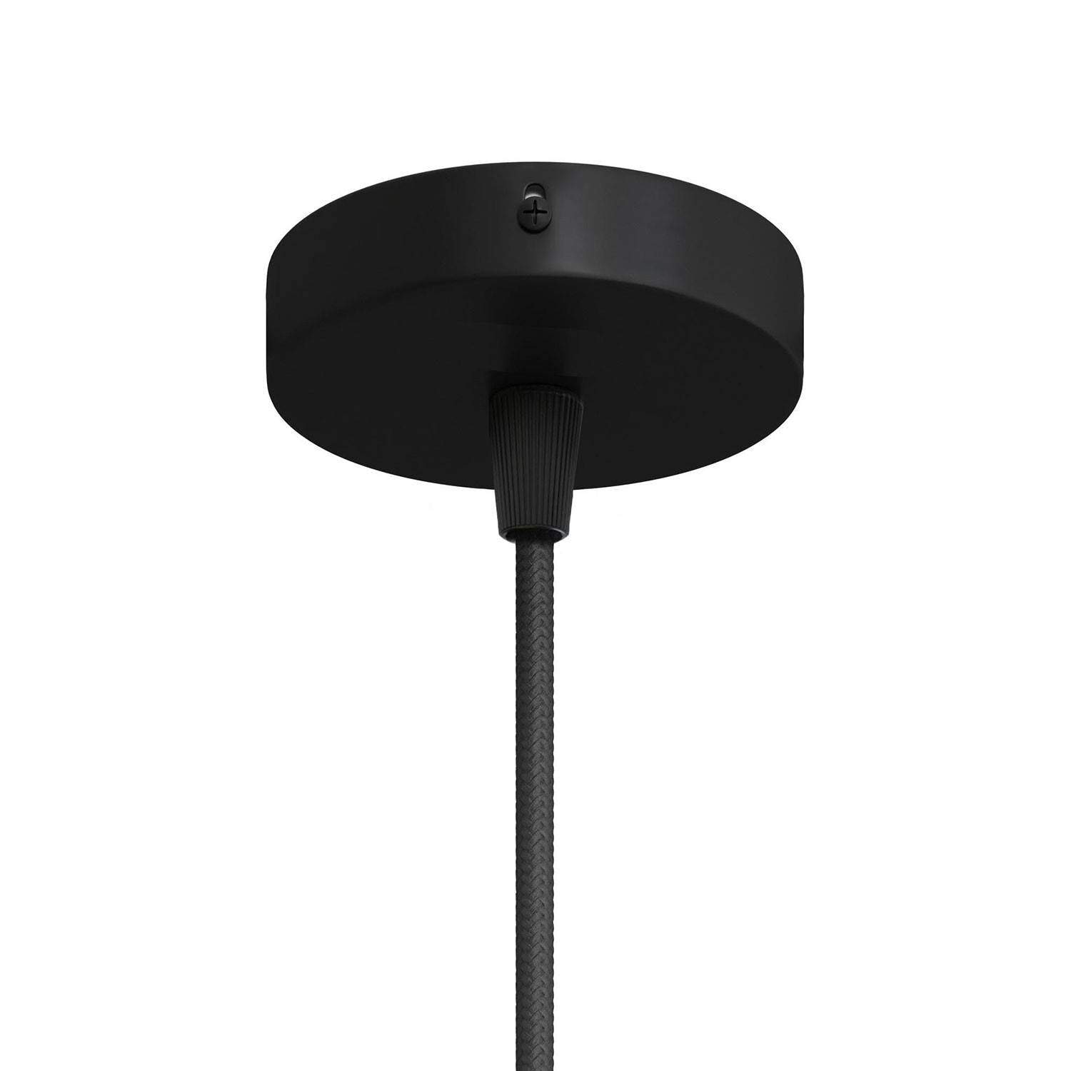 Malý kovový stropní baldachýn průměr 83 mm s 1 otvorem