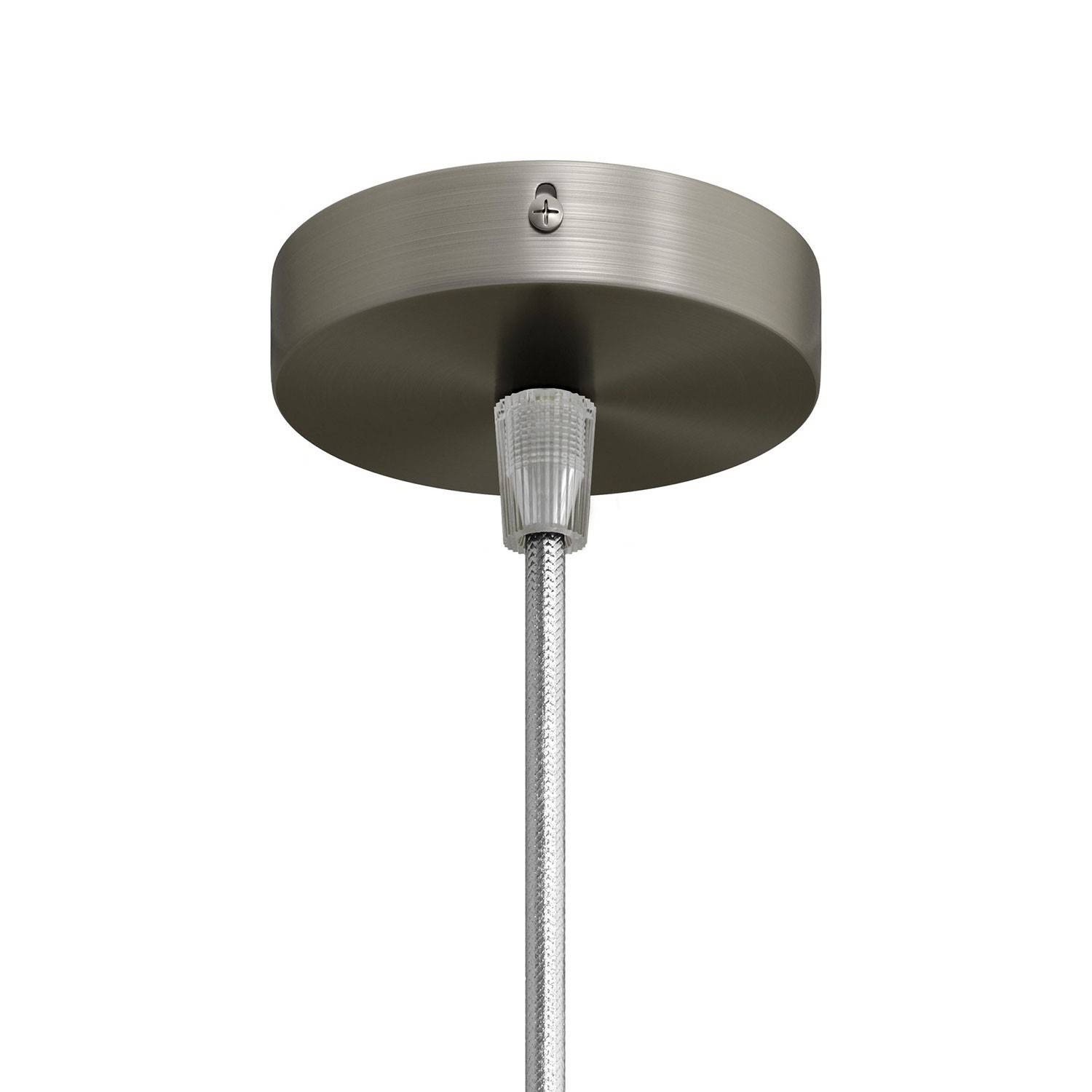 Malý kovový stropní baldachýn průměr 83 mm s 1 otvorem