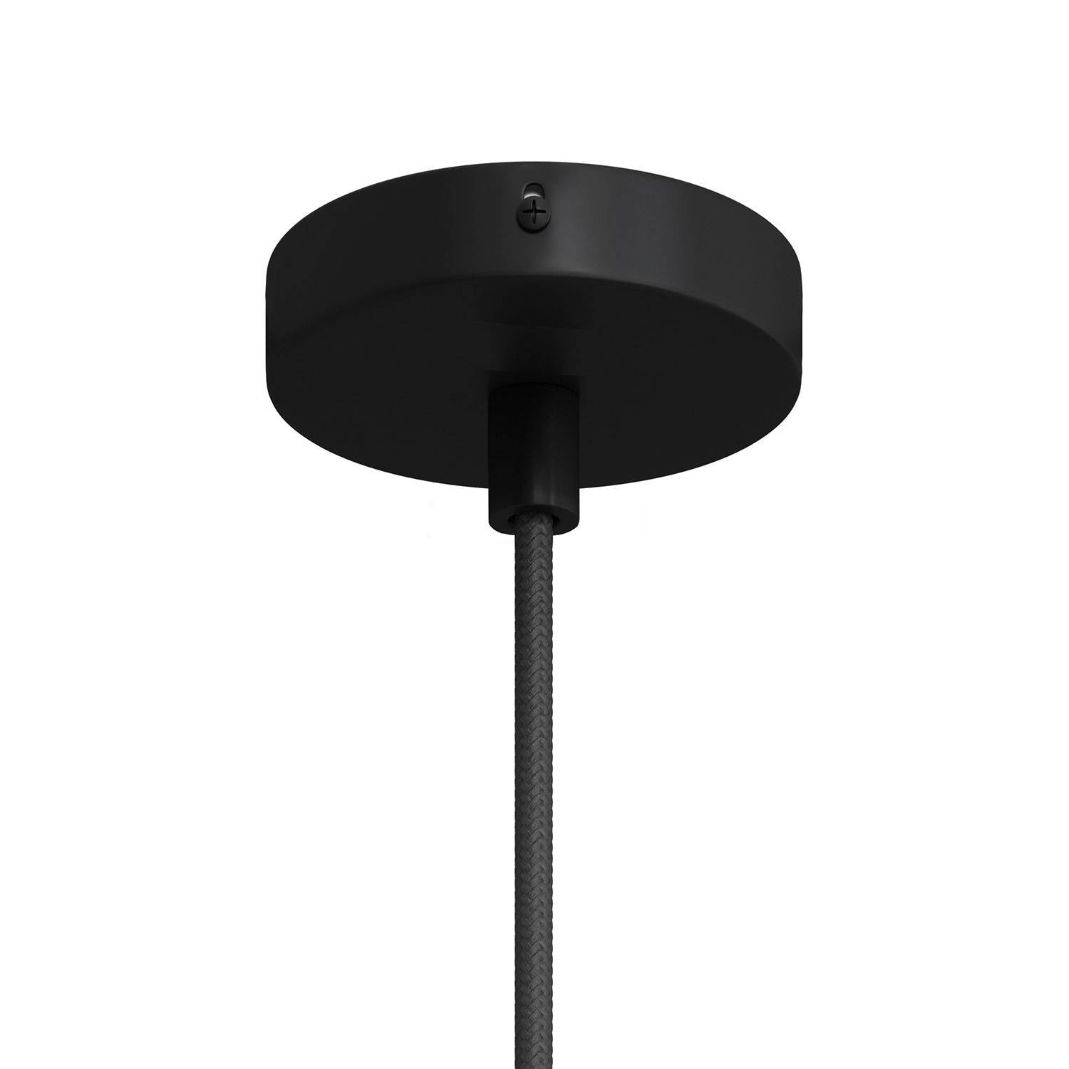 Malý kovový stropní baldachýn průměr 83 mm s 1 otvorem