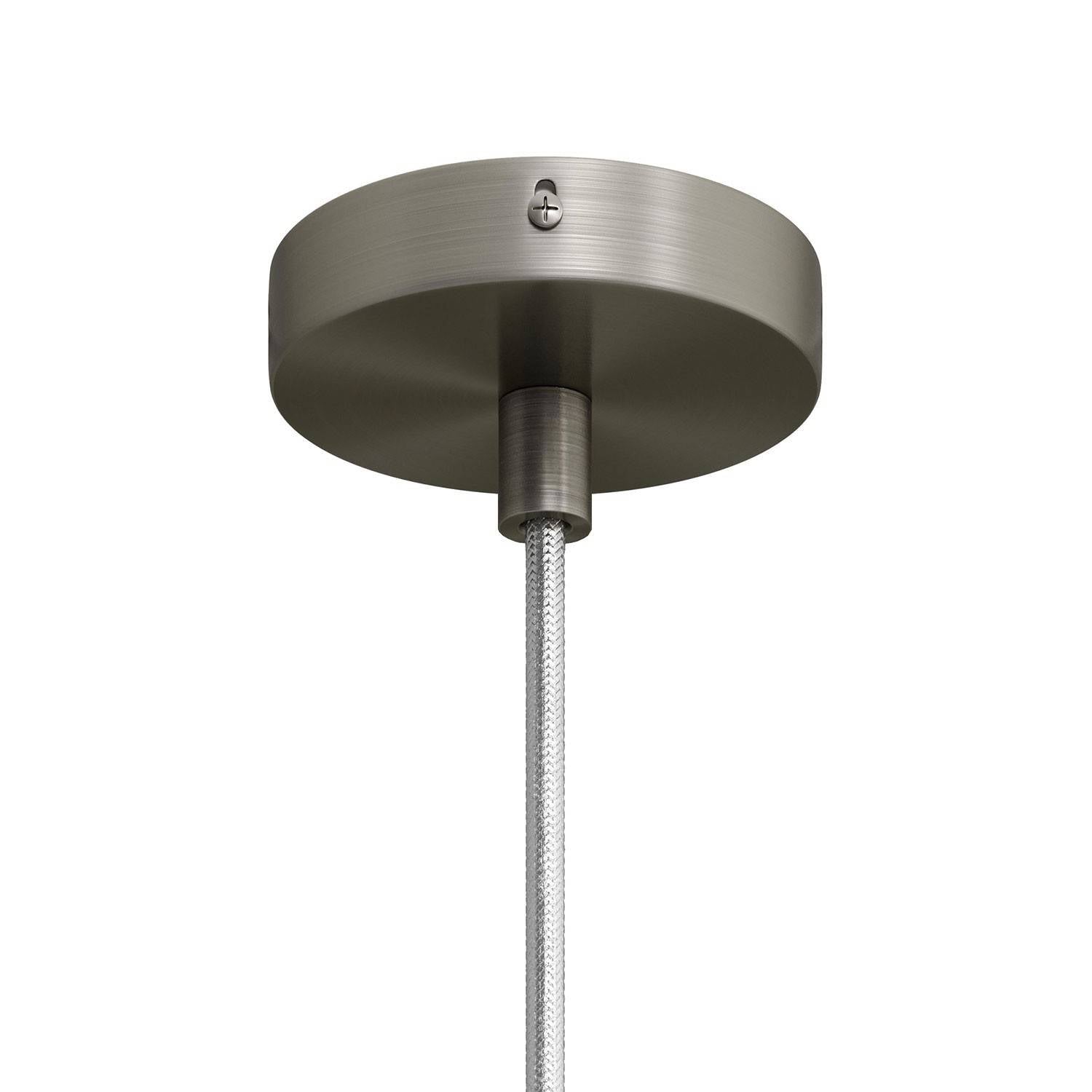 Malý kovový stropní baldachýn průměr 83 mm s 1 otvorem