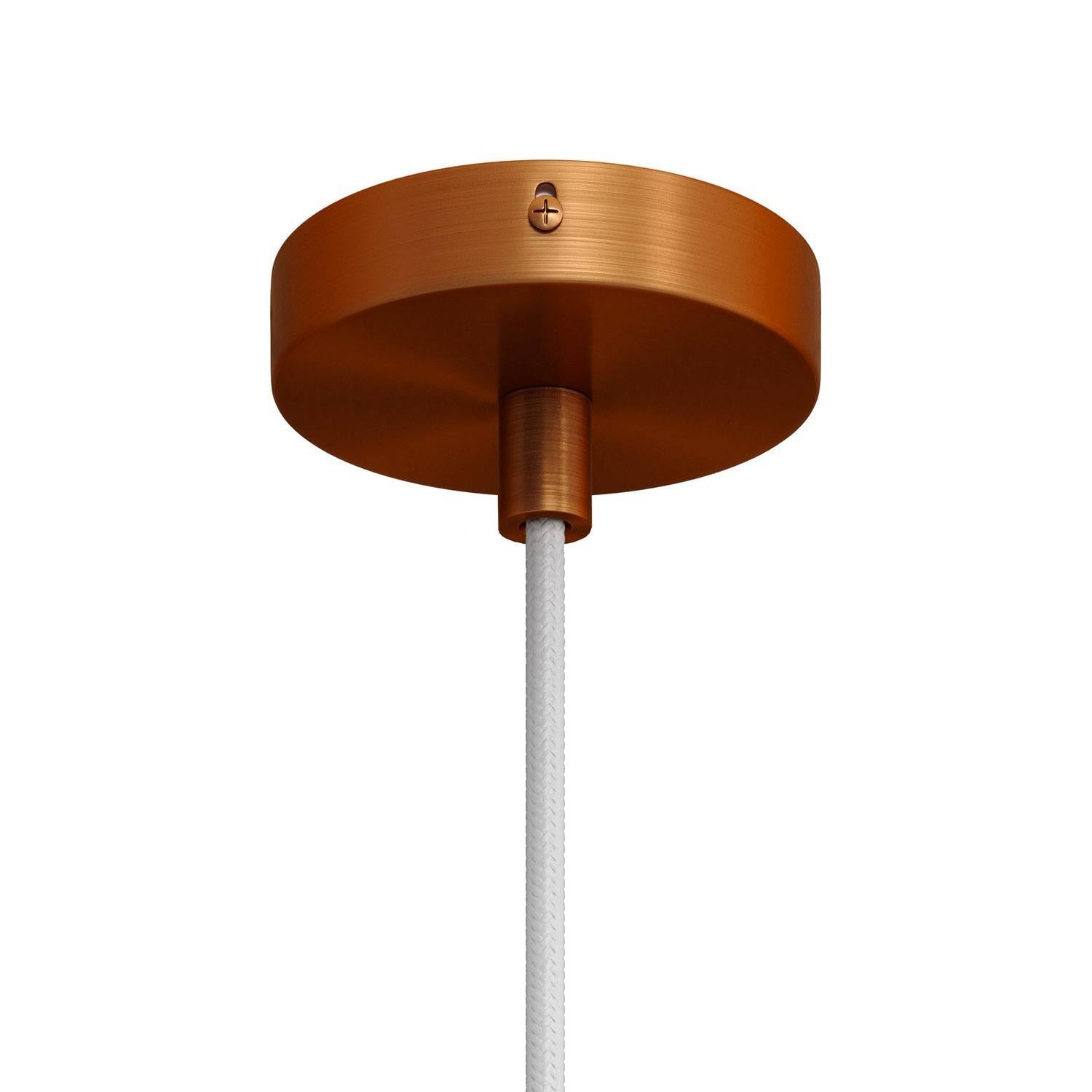 Malý kovový stropní baldachýn průměr 83 mm s 1 otvorem