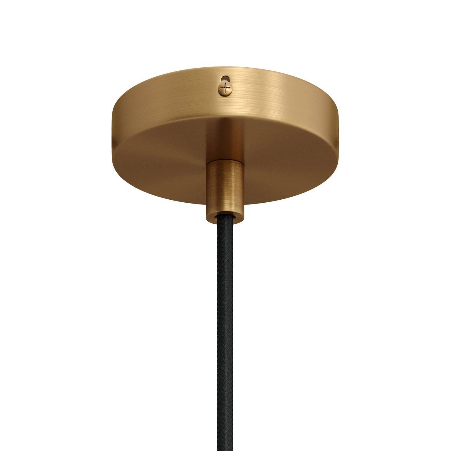 Malý kovový stropní baldachýn průměr 83 mm s 1 otvorem