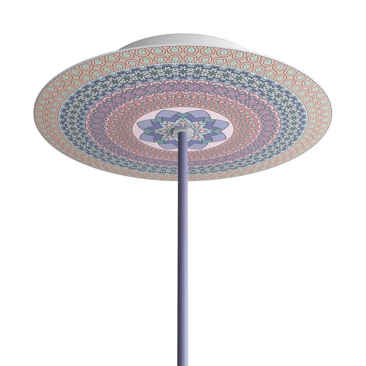 Kruhový stropní baldachýn Rose-One System, průměr 200 mm, kovový