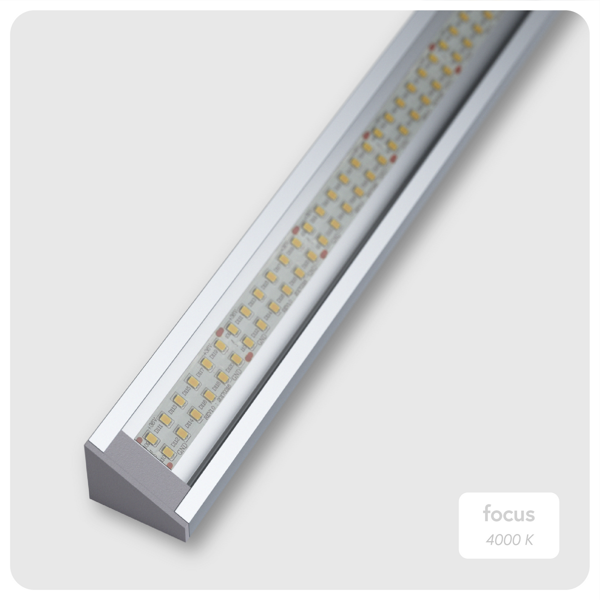 Lineární LED 30/60 svítidlo na nepřímé osvětlení