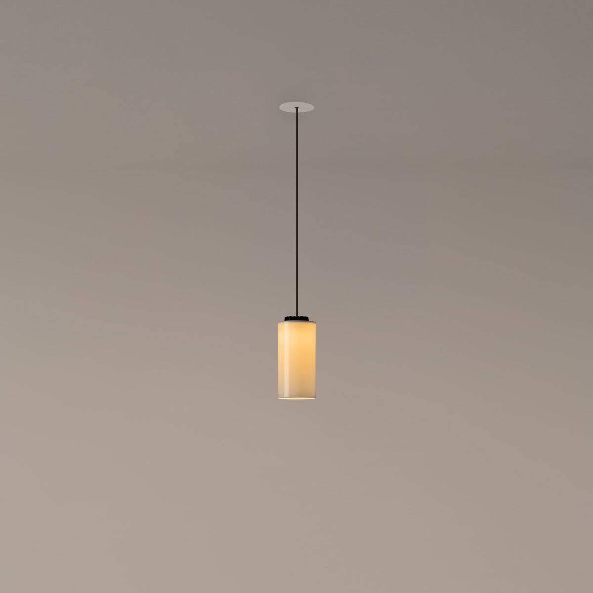 Cirio Simple – porcelán bílý, zapuštěná rozeta bílá